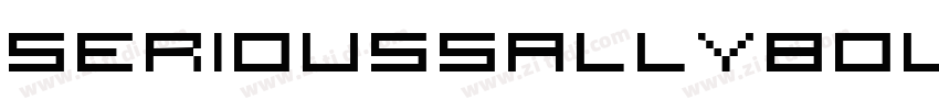 SeriousSallyBold字体转换