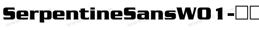 SerpentineSansW01字体转换