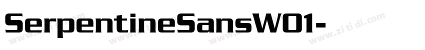 SerpentineSansW01字体转换