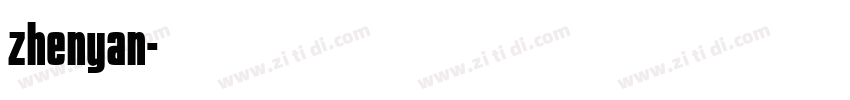zhenyan字体转换