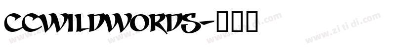 ccwildwords字体转换