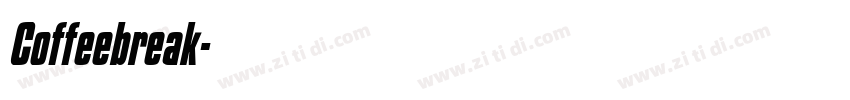 Coffeebreak字体转换
