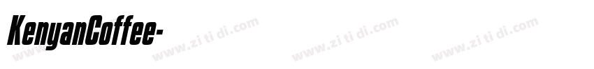 KenyanCoffee字体转换 KenyanCoffee字体转换