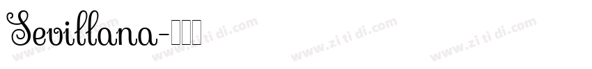 Sevillana字体转换