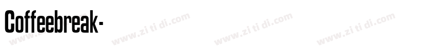 Coffeebreak字体转换