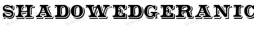 ShadowedGeranica字体转换