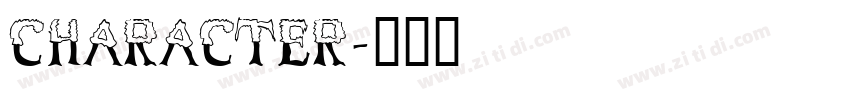 character字体转换