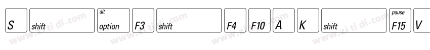 SegmentAKeyVariable字体转换