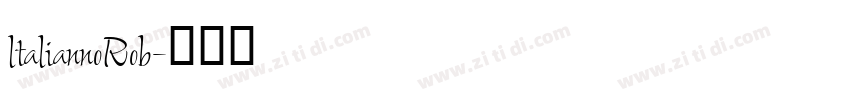 ltaliannoRob字体转换