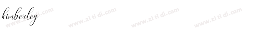 kimberley字体转换