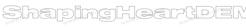 ShapingHeartDEMO字体转换