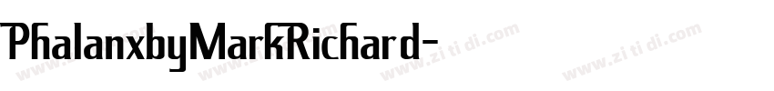 PhalanxbyMarkRichard字体转换