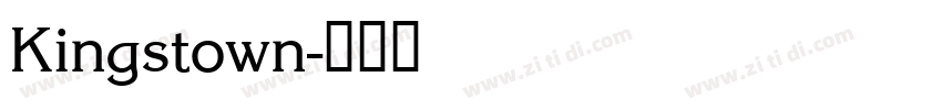Kingstown字体转换