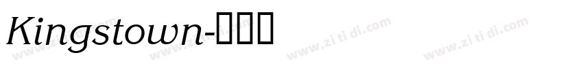 Kingstown字体转换