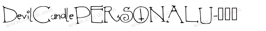 DevilCandlePERSONALU字体转换