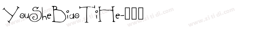 YouSheBiaoTiHe字体转换