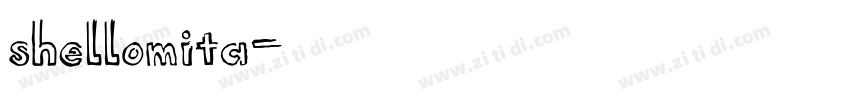shellomita字体转换