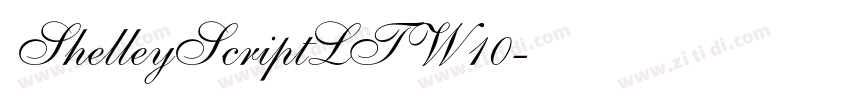 ShelleyScriptLTW10字体转换 ShelleyScriptLTW10字体转换