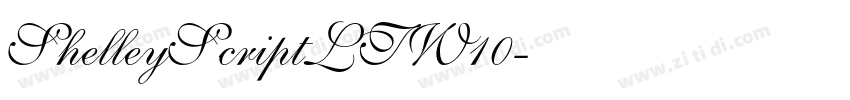 ShelleyScriptLTW10字体转换 ShelleyScriptLTW10字体转换
