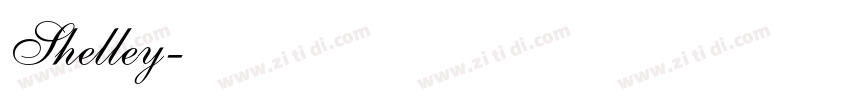 Shelley字体转换