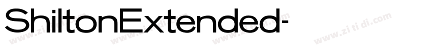 ShiltonExtended字体转换