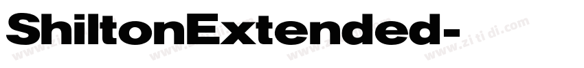 ShiltonExtended字体转换