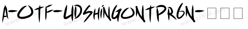A-OTF-UDShinGoNTPr6N字体转换
