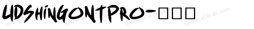 UDShinGoNTPro字体转换