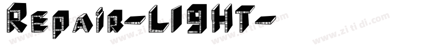Repair-LIGHT字体转换