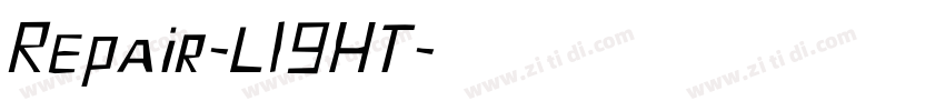 Repair-LIGHT字体转换