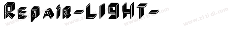 Repair-LIGHT字体转换