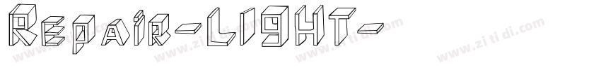 Repair-LIGHT字体转换