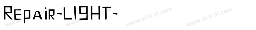 Repair-LIGHT字体转换