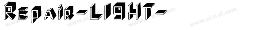 Repair-LIGHT字体转换