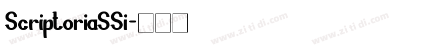 ScriptoriaSSi字体转换