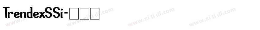 TrendexSSi字体转换