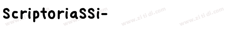 ScriptoriaSSi字体转换