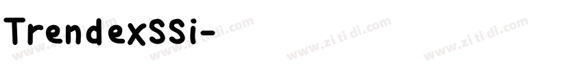 TrendexSSi字体转换