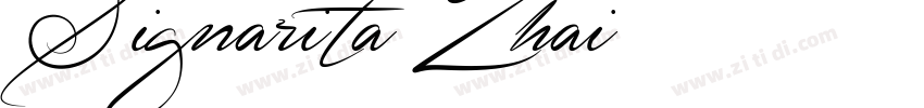 SignaritaZhai字体转换
