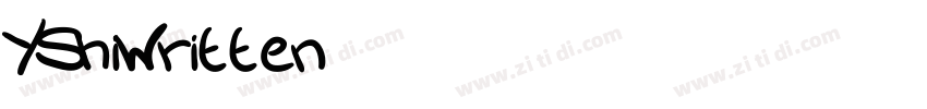 YShiWritten字体转换