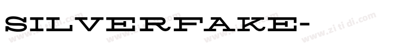silverfake字体转换