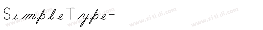 SimpleType字体转换