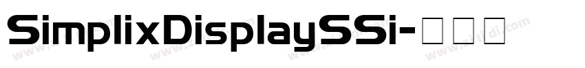 SimplixDisplaySSi字体转换