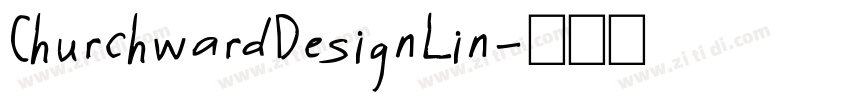 ChurchwardDesignLin字体转换
