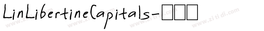 LinLibertineCapitals字体转换