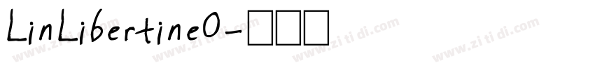 LinLibertineO字体转换