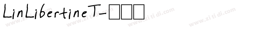 LinLibertineT字体转换
