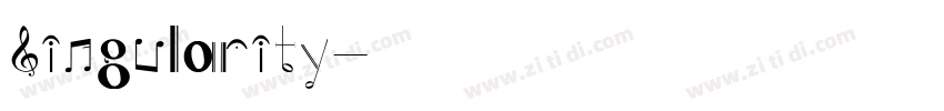 Singularity字体转换