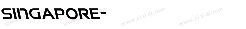 Singapore字体转换