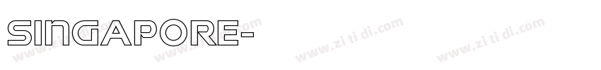 Singapore字体转换